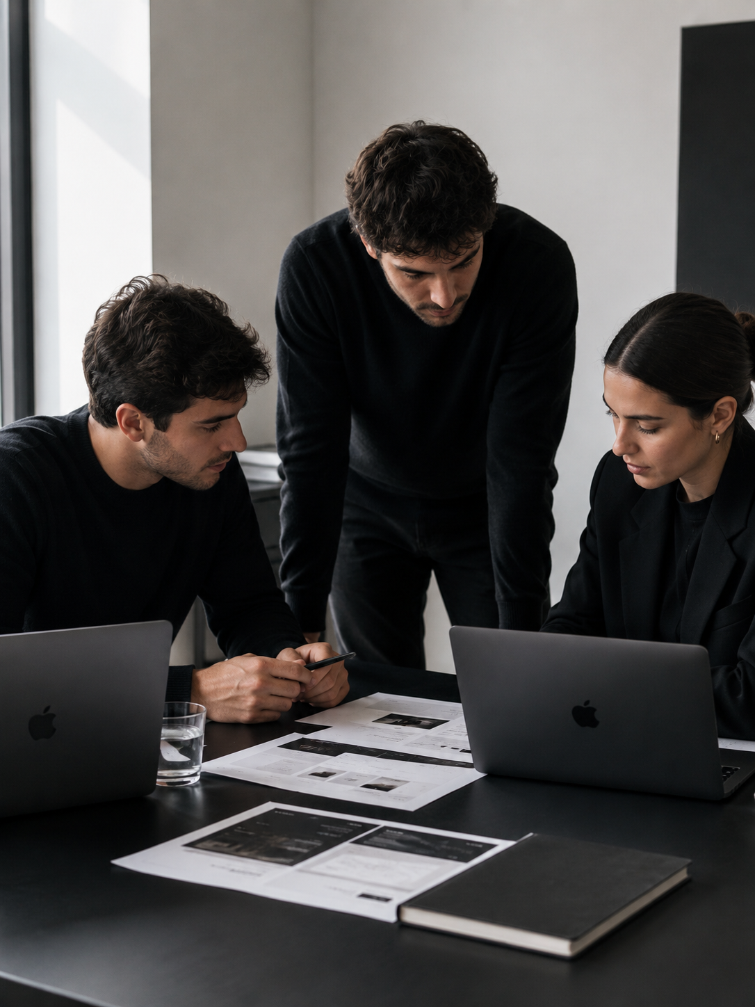 Equipa Alwes Studio a colaborar num projeto